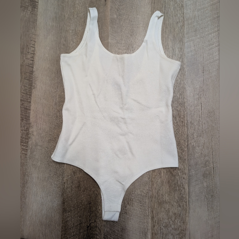 Stella Luce Teen Girl White Bodysuit Size Small